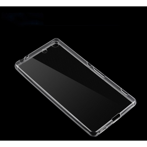 Sony Xperia M5 Kuori läpinäkyvää kumia Transparent
