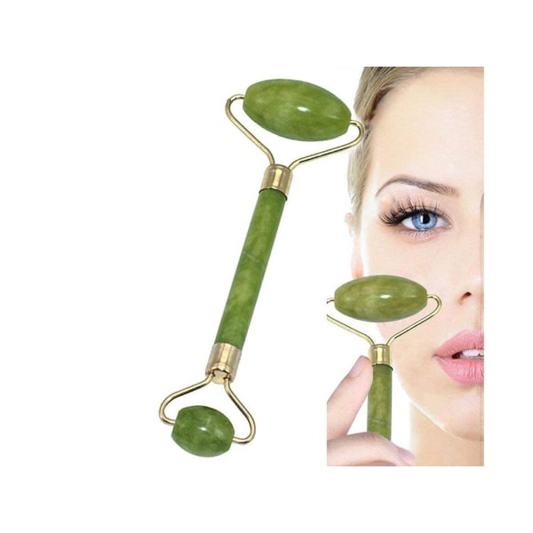 Jade roller / Ansiktsmassasje / Jade roller Green