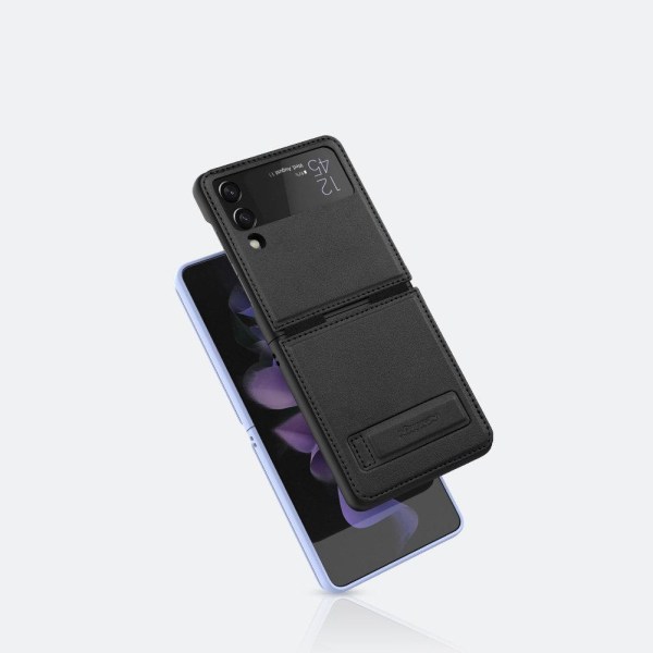 Nillkin kotelo Samsung Z Flip4 -puhelimelle - Vegaaninen nahkakotelo Transparent