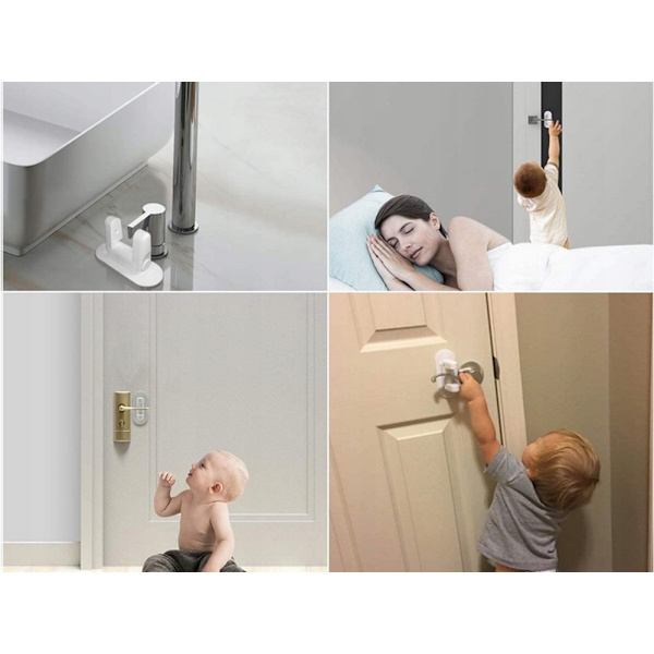 Sikkerhedslås til vinduesgreb 2 stk White