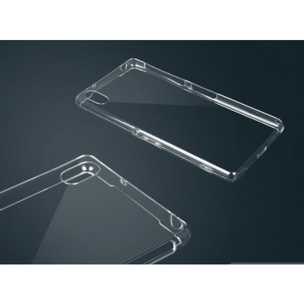 Sony Z5 Premium Kuori läpinäkyvää kumia Transparent