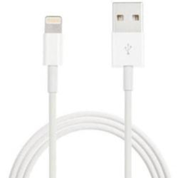 Ladekabel til iPhone / iPad - 1 meter, Høj kvalitet White