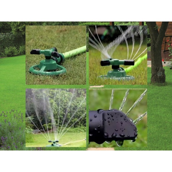 360° roterende havesprinkler Green
