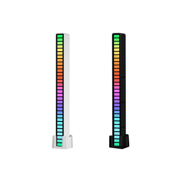 USB LED-lampe med reaksjon på lyd - Flerfarget neon RGB LED Multicolor
