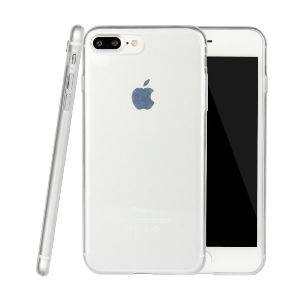 iPhone 7 Plus / 8 Plus Kuori läpinäkyvää kumia Transparent