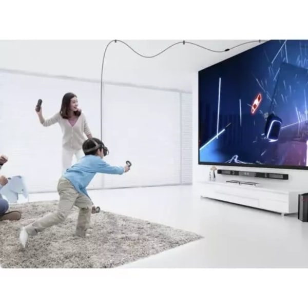 Izoxis USB-A 2.0 till USB-C Kabel – Extra Lång & Supersmidig 5m Svart