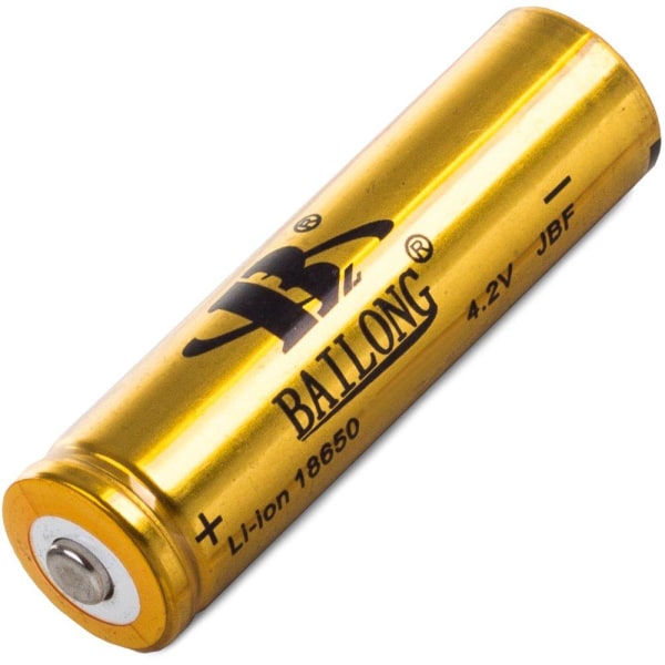 Høytytende Litiumion Batteri 18650 - 8800mAh 4.2v Gold