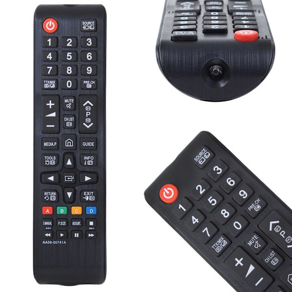 Fjärrkontroll för Samsung TV (Ersätter AA59-00741A) Svart