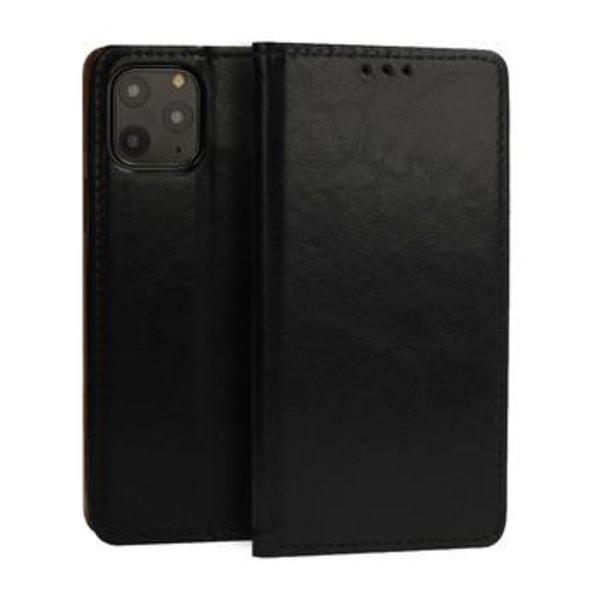 Smart Wallet Case Samsung S20, italiensk læder Black