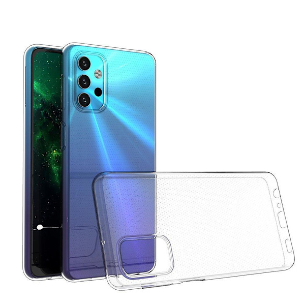 Samsung A54 5G Kuori läpinäkyvää kumia Transparent