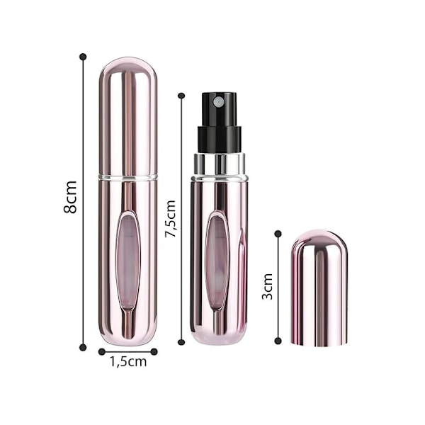 Refill Parfymflaska / Refillflaska i Aluminium Multicolor