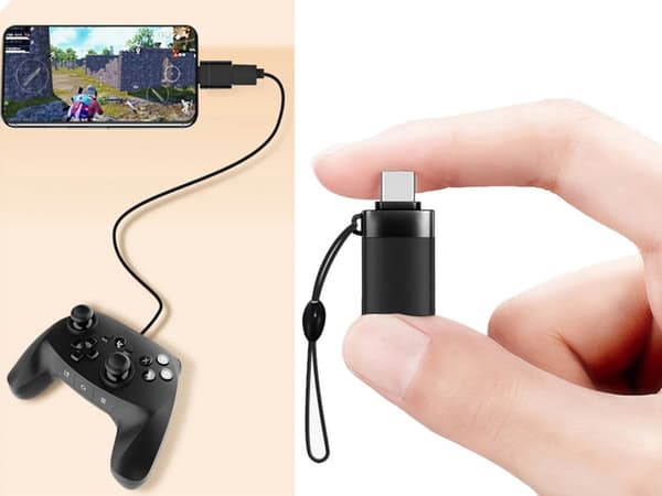 USB-C-sovitin USB-A 3.0:aan – kompaktissa koossa Black