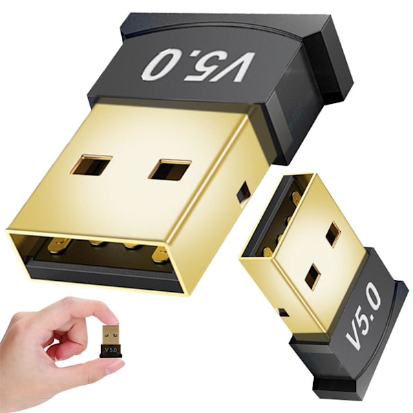 Bluetooth 5.0 Adapter USB Svart