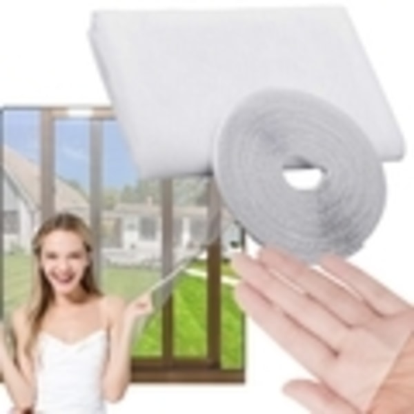 Myggnät för fönster upp till 130x150 cm Vit