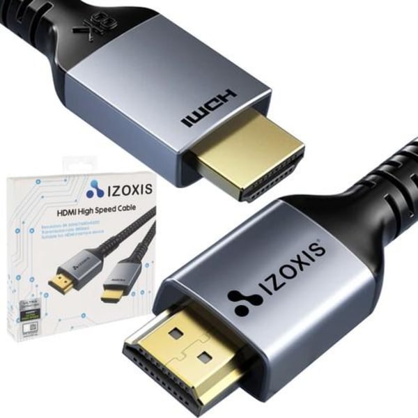 HDMI 8K-kabel 2 meter - 8K 60Hz (7680x4320) Black