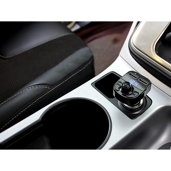 FM-lähetin X8 Bluetoothilla ja handsfreellä Black