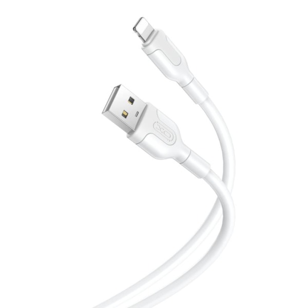 XO Laddare - Laddkabel - USB / iPhone - 1m -  Hög kvalitet Vit