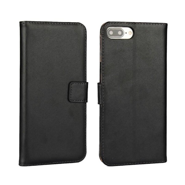 Pung etui iPhone 7 Plus/8 Plus, ægte læder Black