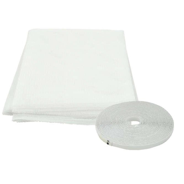 Myggenet til vinduer op til 130x150 cm White