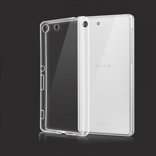 Sony Xperia M5 Skal i genomskinligt gummi, Transparent