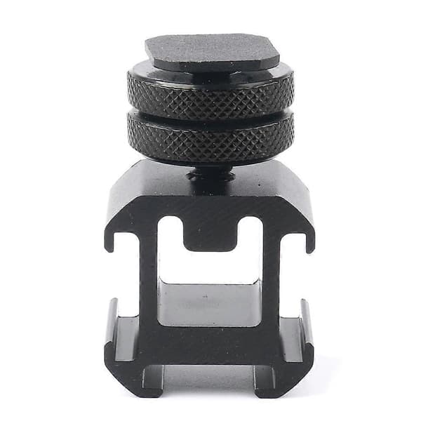 3 Hot Shoe Mount Adapter Dobbelte Skruer Stativholder til DSLR Kamera Flash Light