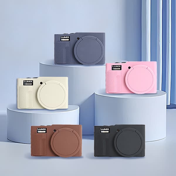 Panasonic Lumix TZ99 Silicone Protective Case - Shockproof, Ultra-thin, Durable, Soft Beige
