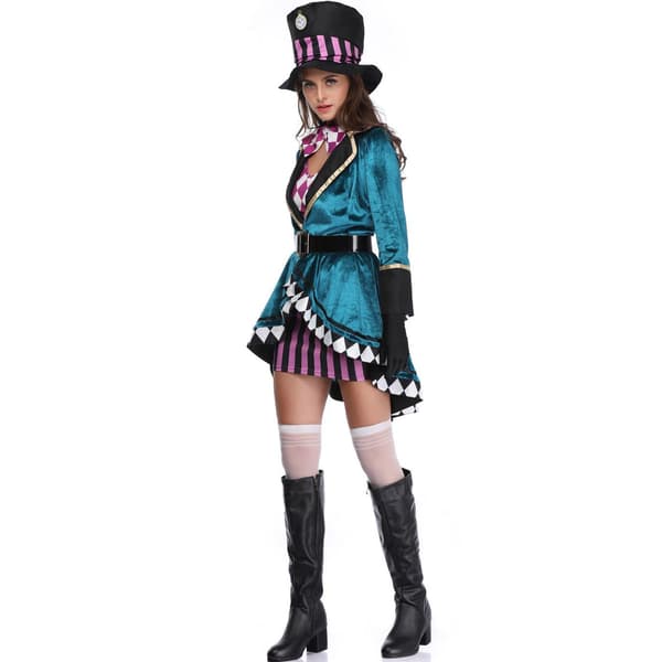 Halloween Cirkus-tryllekunstnerkostume til kvinder M
