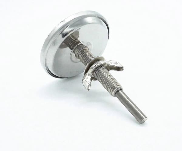 6 cm termometer i rostfritt stål, ugnstermometer