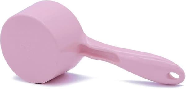 Hundefoder Scoop Plast Målekop Ske Til Hund, Kat Og Fugl (pink)1stk