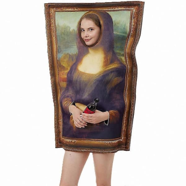 Halloween-festkostumer, sjove parodi-vægmaleri-jumpsuits til campusbegivenheder refrigerator One size