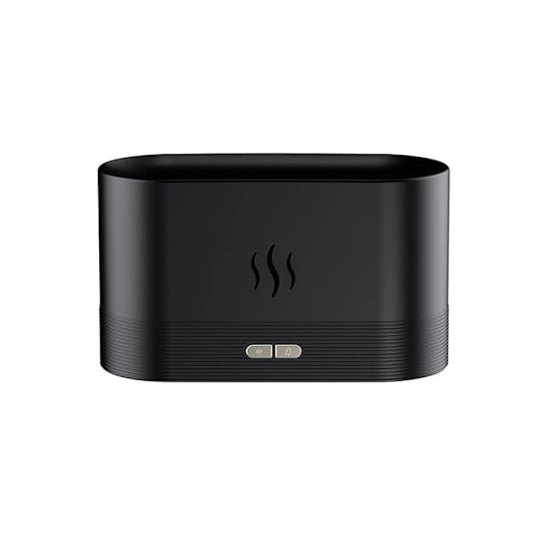 White Flame Aroma Diffuser with Visual Flame Effect