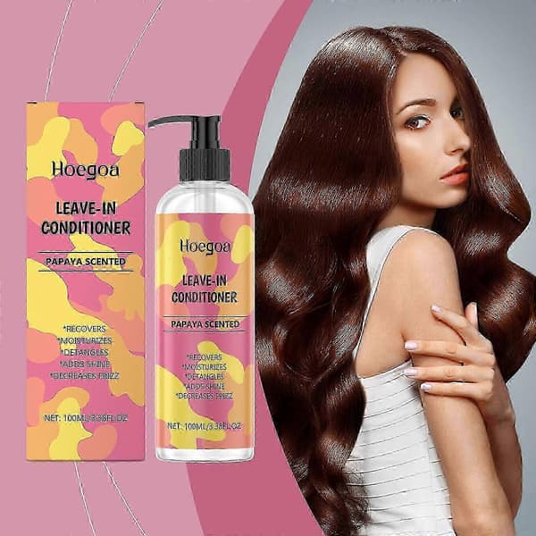 Ny modell Hoegoa nærende balsam uten skylling, lett duft, luftig, keratin