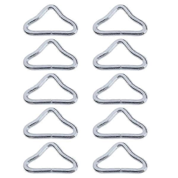 10 st/förpackning Trampolinmatta Triangelringar Spänne Universal Passform Ring V-ringar