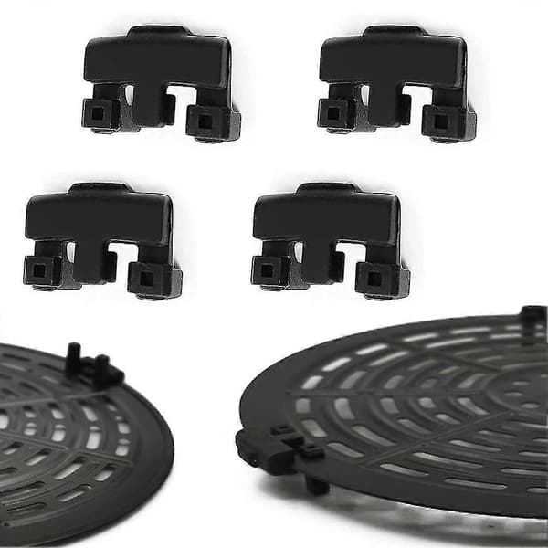 Premium gummifødder til Instant Vortex airfryere - 4 stk. anti-ridse beskyttelse black