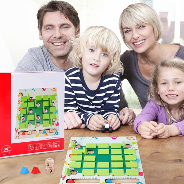 Hukommelsesspil, vendespil, træ, børn, memory-brætspil en