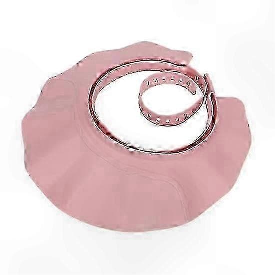 Justerbart schampovisir med flexibel passform för dusch- och badbruk pink