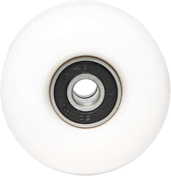 Skateboardhjul och kullagerset 54mm Skateboard Tips (Set om 4), Vit