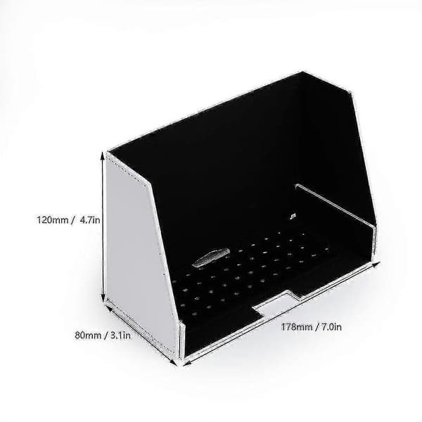 Hvit 5,5\" solskjermhette for DJI Phantom 2/3 fjernkontroll RC Quadcopter Slide