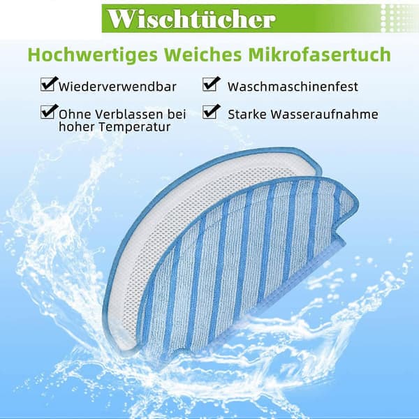 Reservedele Tilbehørssæt Kompatibelt til DEEBOT OZMO N7/N8 Pro+ /920/950/T5/T8/T8