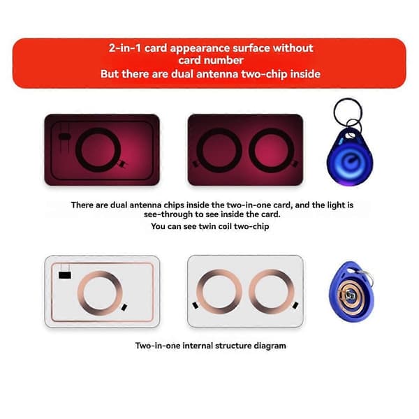 125Khz RFID Card Reader+2 Card Kit Copier Writer Duplicator Programmer ID Card Copy EM4305 T5577 E