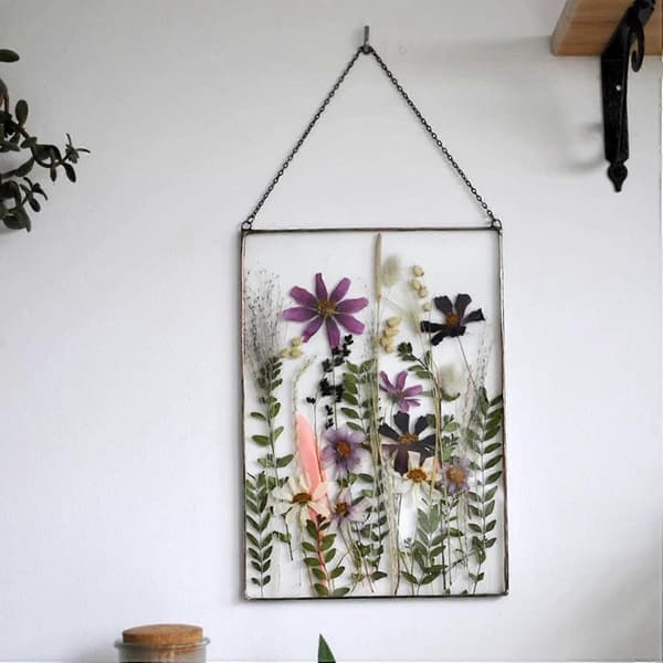 2025 Suitable Embossed Decorative Frame Acrylic Frame With Embossed Dried Flower Frame Art Deco Fine Wall Frame