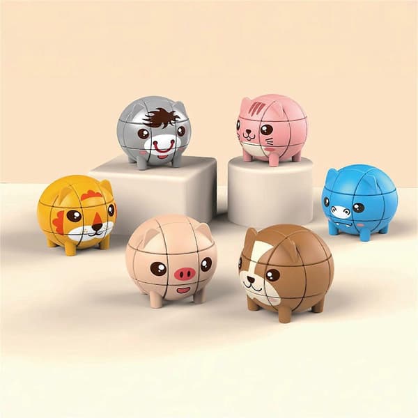 A Kitten-Themed 3D Rubik's Cube to Stimulate Thinking and Improve Concentration and Memory.