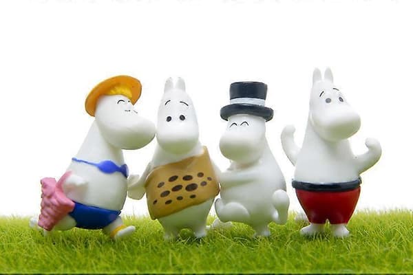 Figurer Mumitroldene Sæt Med 12 Stykker, Kagepynt, Moomin_Overraskelsesgave