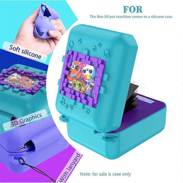 For Bitzee Pet Machine Case Protective Silicone Box for Kids Electronic Virtual Pets Protection