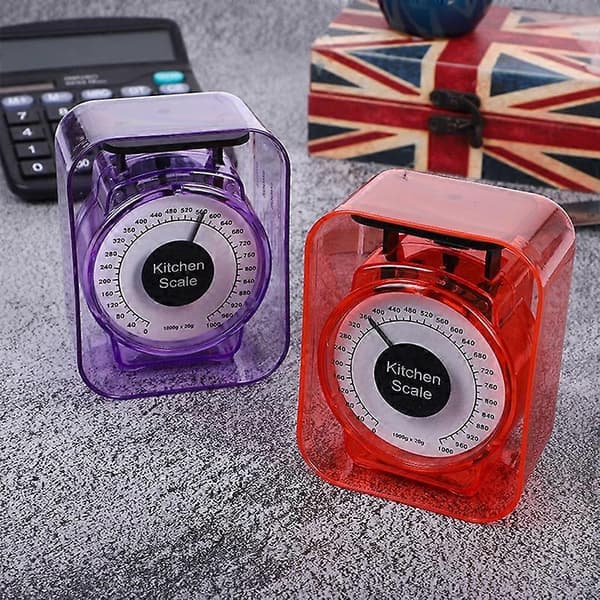 Kitchen Scale Easy-to-Read Widely Applicable Mechanical 1KG Baking School Mechanical Mini Weight Scale for Home
