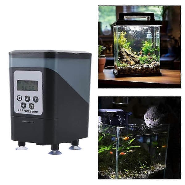 Automatic Pet Feeder with Large Capacity and Waterproof Timer - Clear Design for Convenient Feeding Schedule and Portion Control