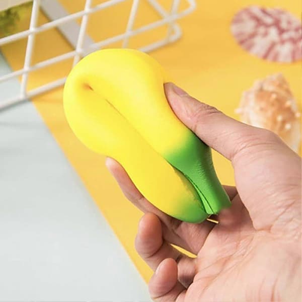 Banan Fidget – til gave – farverig 1 procent