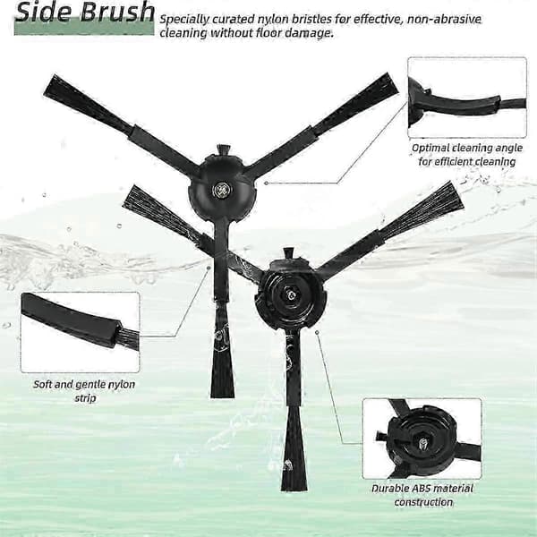 Tilbehørssett reservedeler kompatible med Roborock Q5 Pro/Q5 Pro +Plus /Q8 Max/Q8 Max Plus Robot