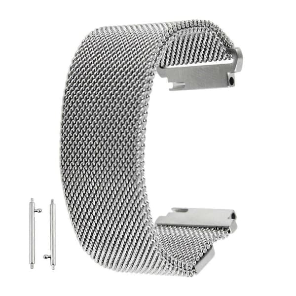 18 mm magnetisk Milanese Loop rustfrit stål magnetlås armbåndsrem til Huawei Watch Band 5 Not Specified
