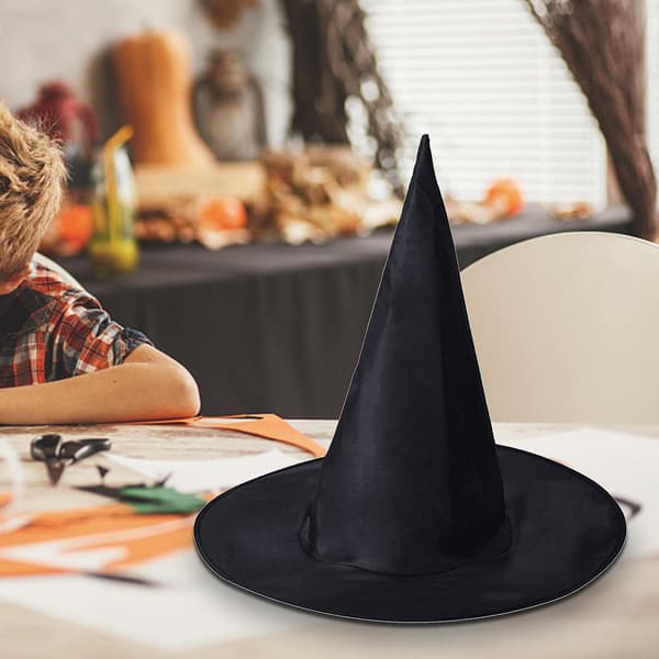 Wizard Hat Portable Breathable Oxford Cloth Cosplay Witch Hat For Halloween
